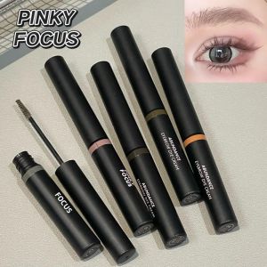 Kem Nhuộm Lông Mày Pinkyfocus Volumizing 3D Không Thấm Nước Không Lem Màu Tự Nhiên Nét Vẽ Mượt Mà Kích Thước Đầy Đủ