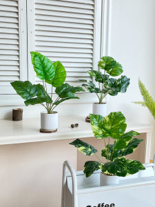 Nordic Style Artificial Flowers And Plants Office Desk Decorative Potted Fake Flowers Living Room Decoration Home Ornaments