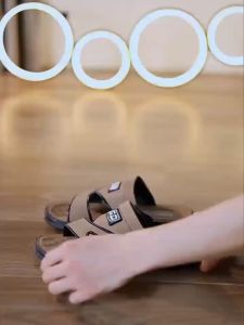 Sandal Pria kulit Anti Putus Sendal selop Cowok Terbaru