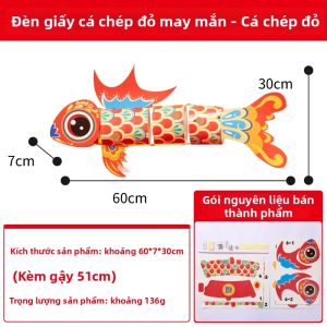 ZAODONGFANG | Bộ Vật Liệu DIY Lồng Đèn Lễ Hội Thuyền Rồng