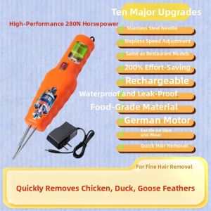 MONLEYTA | Automatic Handheld Waterproof Rechargeable Poultry Feathers Remover Machine New Model Home And Commercial Use Chicken Duck Goose