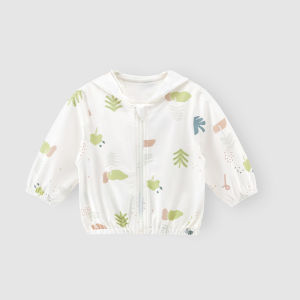 Childrens Summer Lightweight Sun Protection Clothes Outdoor Elastic Cool Feeling Outerwear UPF50+ Boys Girls Baby Clothes