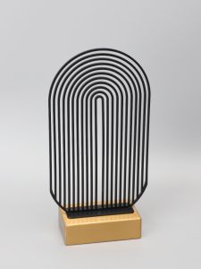 Elegant Black Metal European Style Room Divider Decorative Ornaments Sample House Sales Office Entrance Creative Home Decor