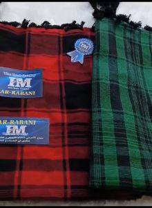 SORBAN SEGI EMPAT RONCE MOTIF KOTAK SURBAN CELE NEW BENDUL BAHAN BERKUALITAS