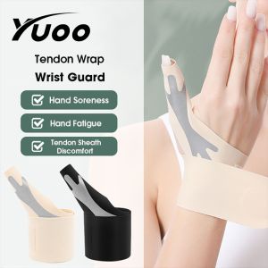Carpal 1Pcs Tunnel Wrist Wrap Compression Wrist Brace Ultra-thin Breathable Thumb Wrist Brace with Fastener Tape for Joint Stabilization Elastic Wrist Guard Spica Splint for Support and Pain Relief