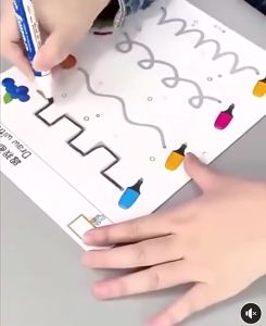 136 Pages Magic Tracing Book for Kids Pre-school Writing Books Reusable Copybook with Pens Eraser Educational