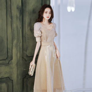New Elegant Evening Dress Light Luxury Small Crowds
