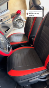 Ford exclusive premium leather 5-seater cover waterproof and breathable seat protection pad Ford accessories For Fiesta Escape Ranger EcoSport Focus Everest Auto Interior Protector Full Set (Leather & ice silk)