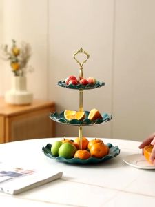 Home2U🏡 3 Tier High Tea Stand Dessert Cupcake Cakes Fruit Party Serving Platter Tray Food Tower Plates Tray Dessert 点心架