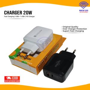 [COD] BATOK CHARGER FAST CHARGING 20W PD QC 3.0 LED USB