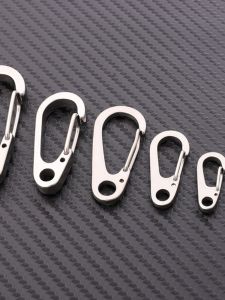 Stainless Steel D-Shaped Safety Snap Hook Outdoor Rigging Accessories