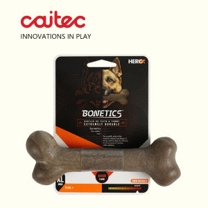 CAITEC Dog Toys Chew Bones Teeth Cleaning Toys Golden Retriever Shiba Inu De-Stress Chew Sound Dog Plaything Bone Toys