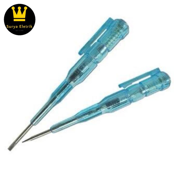 Tespen test pen listrik testpen Obeng Listrik Testpen Obeng / TESPEN BIRU