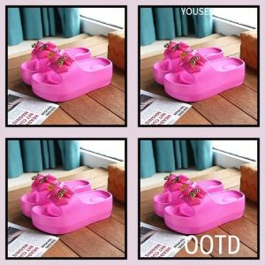 4 สี รองเท้าแตะสวมสำหรับสาวๆ รุ่นนี้ ทำจากยางคุณภาพดี กันน้ำ กันลื่น สั่งเลยสินค้าพร้อมส่ง