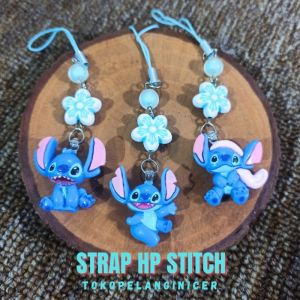 TALI HP Stitch Manik Simpel -Strap Hp Stitch Manik Luxury- Gantungan Hp Stitch Simpel
