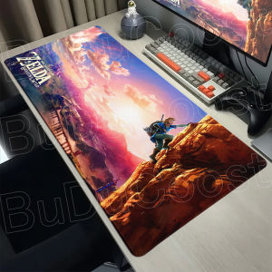 Bandai | 40x90cm Computer Mouse Mat L-legend Of Z-zelda E-sport Gaming Mousepad New Office Extended Desk Pad Rubber Non-slip Gamer Carpet