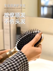 Hair Scalp Massage Comb Airbag Hairbrush Nylon Women Wet Curly Detangle Hair Brush Comb Set for Salon Hairdre