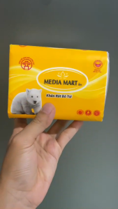 GIẤY ĂN BỎ TÚI BỊCH NHỎ 3 LỚP 300 TỜ HÀNG CHUẨN SIÊU THỊ- GIẤY RÚT TRẮNG LOẠI 1