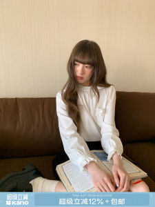 Neck Tie Floral Pocket Long Sleeve Shirt