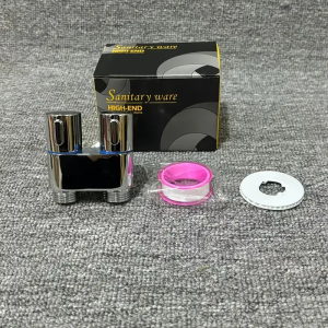 Stainless Steel Double Outlet Angle Valve Large Flow Shower Valve Control Valve Suitable for Bathrooms and Washing Machines