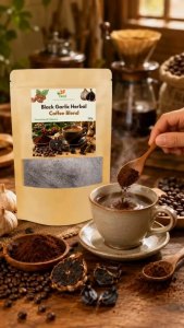 BUY 1 GET 1 Black Garlic Coffee 10-in-1 Buy 1 Take 1 for Blood Pressure Blood Sugar and Heart Health