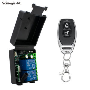 2 Channels 433Mhz RF Wireless Remote Control Switch AC 85-256V 220V 110V Relay 2CH Receiver Module For Garage Door Curtain Light