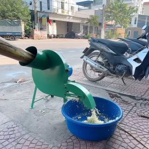 Máy Thái Chuối Siêu Mịn - Máy Cắt Chuối Cửa Ngang Nguyên Cây - Băm Cỏ Voi. Tiện Lợi. Động Cơ 11 hoặc 15kW