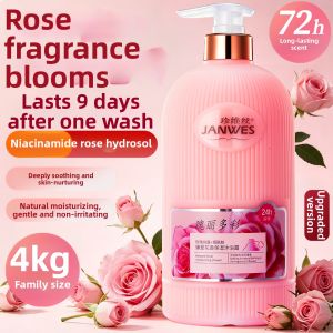 JANWES | Long-lasting Scent Niacinamide Amino Acid Moisturizing Bath Shower Gel