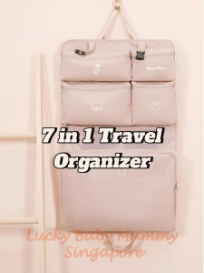 【SG Stock】Seven-in-one Travel Storage Bag / Multi-Compartment Luggage Organizer / Tidy-up Sorting Storage / Lucky Home