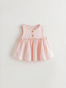 Marc&Janie | Cotton Sweet Lace Tank Top T-Shirt Girls Summer New 2026