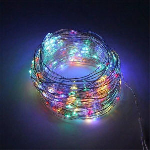 1PC 7M/12M/22M/32M Copper Wire Fairy Light StringSolar-powered8 Lighting ModesUsed for WeddingIndoorFestivalBedroomParty