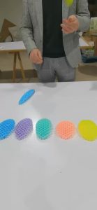 MD-M352 Mainan Anak Fidget Worm Toys 3D Penghilang Stress / Mainan Fidget Lentur Magic Spring Toy