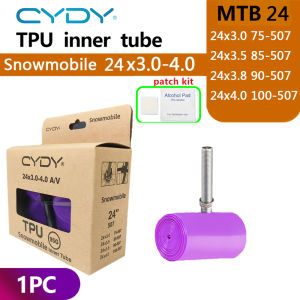 CYDY | CYDY TPU Snowmobile Bike Inner Tube Camera 507 24x3.0 3.5 3.8 4.0 Inch MTB Bicycle Tire Pneu 24er Cycling Accessories