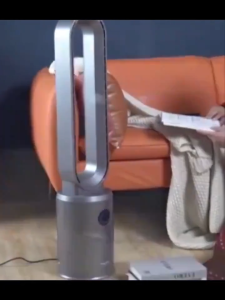 KDA Bladeless fans，Tower fan 40 inches silent oscillating bladeless fan with remote control 3 speeds LED display 12-hour timer floor standing fan powerful suitable for indoor home bedroom office room 无叶风扇