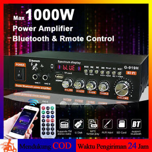 Amplifier G919H Bluetooth EQ Audio Amplifier Karaoke Home Theater FM Radio 1000W amplifier Original Kerndy