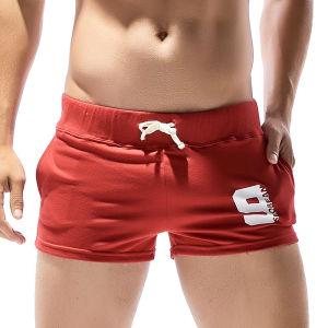 SEOBEAN Mens Running Shorts Casual Summer Sport Loose Fitness Training Low Waist Straight Tube Pants Breathable Sweat Absorbent