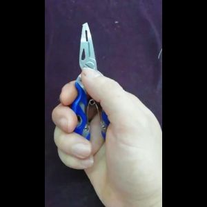 Serenity คีมคีบปากปลา น้ำหนักเบาใช้งานง่าย คีมตกปลาอเนกประสงค์พกพาสะดวก Stainless Steel Fishing Pliers