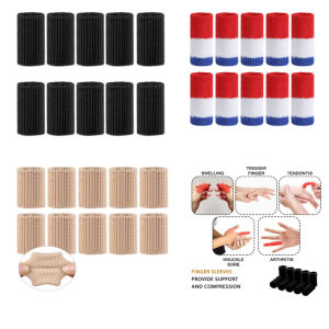 Comfortable Finger Splint Covers Thumb Support Protective Sleeve Breathable Sports Guard Elastic Breathable Golf Stabilizer