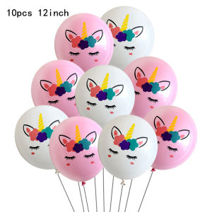 4D Unicorn Foil Balloons Elephant Animal Stand Balloon for Kids Girls Unicorn Birthday Party Decoration Baby Shower Supplies