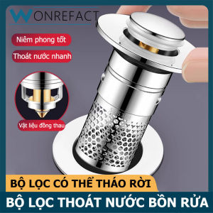 Phòng tắm 304 thép không gỉ chìm rò rỉ Cắm Lọc pop-up dụng cụ lọc rác bồn rửa chén có thể tháo rời chén Lọc chậu rửa lõm lồng Lọc