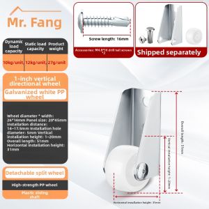 FANGXIANSHENG | Heavy Duty Silent Mover Wheels Rubber Furniture Caster