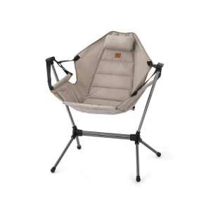 Naturehike portable folding chair camping rocking chair heavy-duty carbon steel supporting Max 150kg leisure outdoor picnic swing chair recliner chair