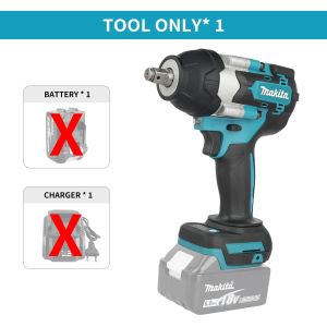 Makita | Makita DTW700 18V Máy Vặn Vít Không Chổi Than 430W Công Suất Tối Đa 0-2200RPM 4 Giai Đoạn Cho Makita 18V Pin Nhà DIY Dụng Cụ Điện Cầm Tay