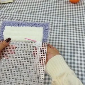 Túi Handmade Túi Tự Đan Túi Len Viền Xù Mác Nai Mix Hình Charm Thỏ Barie Ngộ Nghĩnh Làm Quà Tặng Bạn Gái - EB57