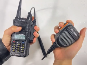 Singapore stock new model Baofeng AR-780 IP54 Rainproof Waterproof Shoulder mic Speaker Microphone for for BAOFENG Waterproof Two Way Radio (including UV-9R Plus UV-XR UV-9R Pro UV-9R ERA BF-9700 A-58 GT-3WP and many more) Walkie Talkie