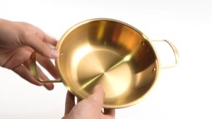 MI-C1216 Panci Masak Sop Ramen Korea Pot Premium Anti Lengket / Panci Serbaguna Ramyun Bahan