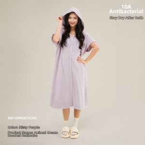Sanli | Antibacterial 10A Full Body Wearable Quick-Dry Hooded Bath Towel