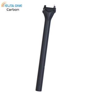 elitaone Bicycle Seat Post Carbon Light 130g 25.4 27.2 30.9 31.6mm MTB/Road Bike Seatpost 300/400mm