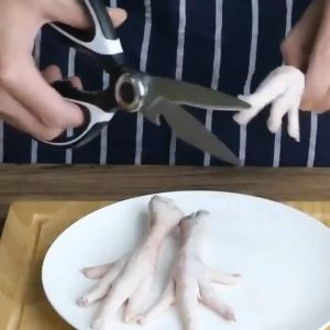 Multi Function Kitchen Scissors Chicken bone shears Gunting dapur pelbagai fungsi