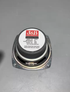 Loa bass  4 inch 10cm JB mặt vuông côn 25 gân cao su - giá 1 cái